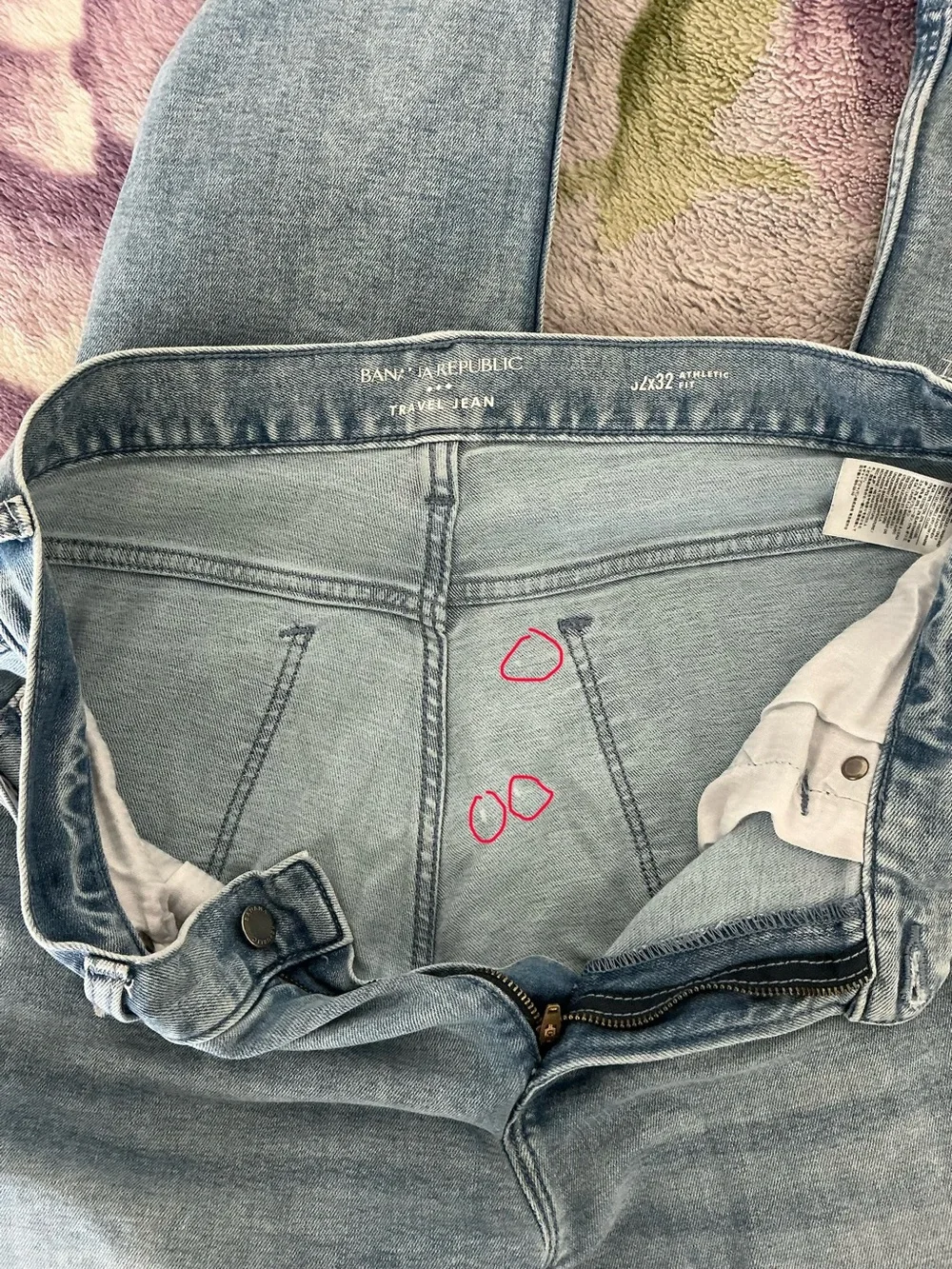 Banana Republic Athletic Fit Travel Jean